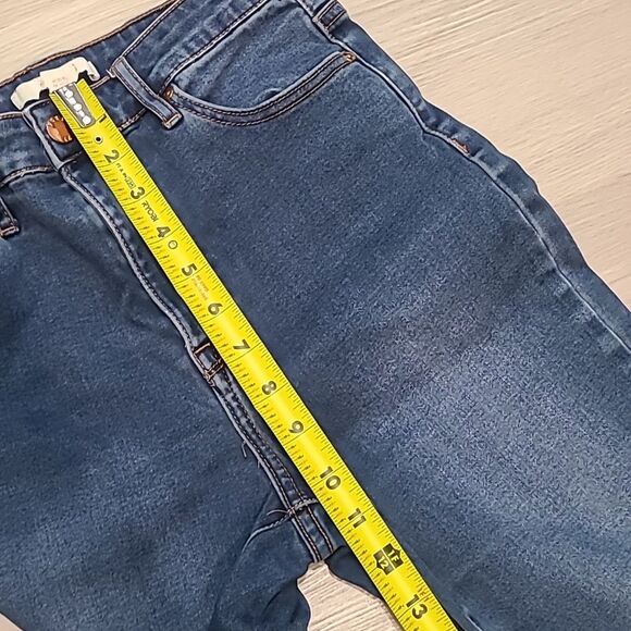 Forever 21 Denim Medium Blue Skinny Jeans Women size 27 Casual high waisted - Picture 7 of 7